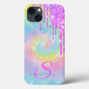 Kühle elegante Ombre-Glitter-Tropfen Tie-Dye Case-Mate iPhone Hülle