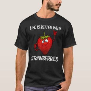 Kühle Erdbeere Für Männer Frauen Frucht Erdbeeren T-Shirt