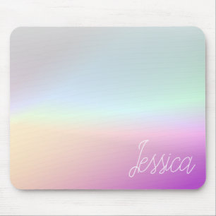 Kühle farbenfrohe Ombre-Verläufe & Ihre Schrift Mousepad