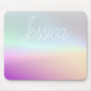 Kühle farbenfrohe Ombre-Verläufe & Ihre Schrift Mousepad