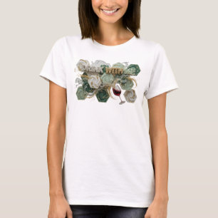 Kühle farbenfrohe TRINKE MIT MIR künstlerisches Mo T-Shirt