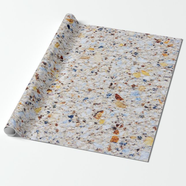 Kühle Farbige Marmor Granit Stein Textur Geschenkpapier (Ungerollt)