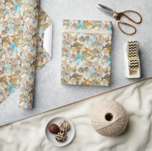 Kühle funky moderne Retro-Polygon-Mosaik-Kunst Geschenkpapier
