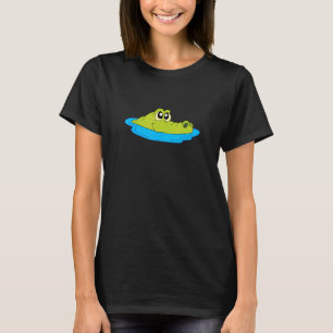 Kühle grüne Alligator Krokodil Wildtier Prädato T-Shirt