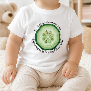 Kühle Gurke Großer Dill Baby T-shirt