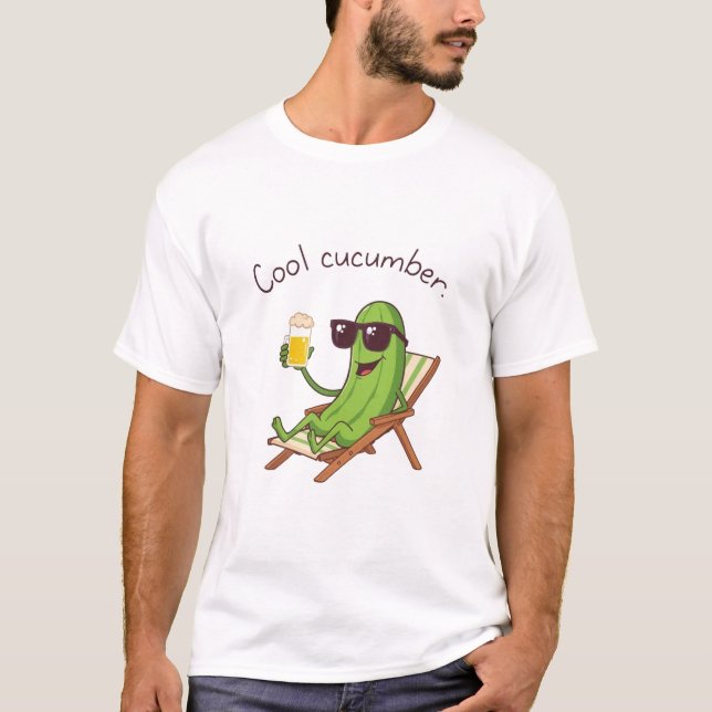Kühle Gurke T-Shirt (Vorderseite)