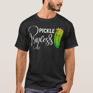 Kühle Gurkenprinzessin Kunst für Frauen Mädchen Di T-Shirt