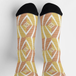 Kühle Herbstfarben Muster Socken
