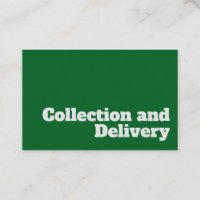 Kühle & klare Sammlung und Lieferung Kurierdesign