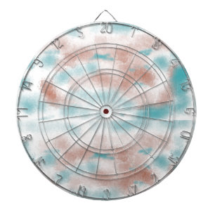 Kühle moderne abstrakte Wolken Dartscheibe
