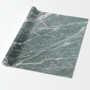 Kühle moderne grüne Marmorsteintextur Geschenkpapier