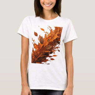 Kühle Orange HERBSTBLÄTTER IN ORANGENSAFT SPRITZER T-Shirt