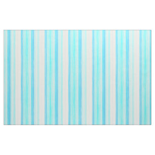 Kühle Ozeanblaue Aqua-Türkis-Wasserfarbenstreifen Stoff