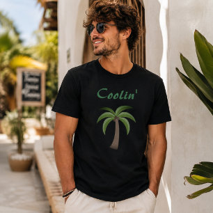 Kühle Palme Tropisches Urlaubs-T-Shirt T-Shirt