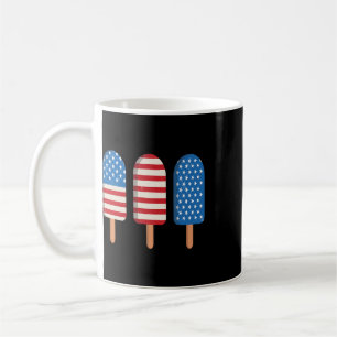 Kühle Popsicle Amerikanische Flagge Patriotisch 4. Kaffeetasse