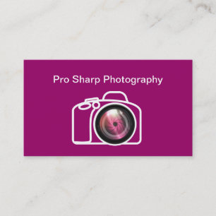 Kühle professionelle Fotograf-Geschäftskarten Visitenkarte