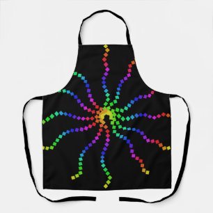 Kühle Regenbogenfarben Moderne Küche Schwarz Schürze