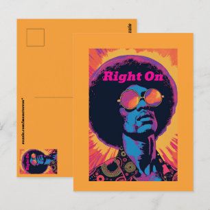 Kühle/Retro-Postkarte Postkarte