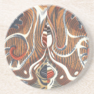 Kühle Retro-Vintage-Aztek-Hakuna-Matata-Farben Untersetzer