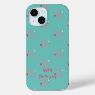 Kühle Rosa "XOXO"-Herzen Frohen Valentinstag Case-Mate iPhone Hülle