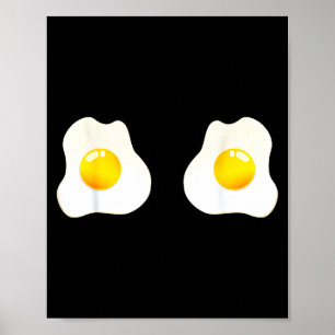 Kühle Spiegeleier Ei Sonnenseite Poster