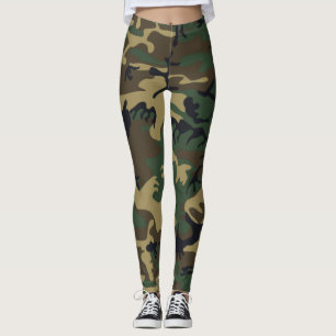 Kühle sportliche und stilvolle Tarnmuster Leggings