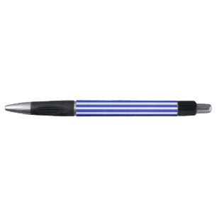 Kühle Streifen Blaue Geometrie  Kugelschreiber