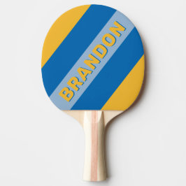 Kühle Streifen mit Namen Tischtennis Schläger