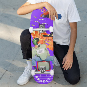 Kühle surreal lustige einzigartige benutzerdefinie skateboard