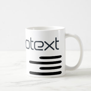 Kühle Technotext Techno Text Kaffeetasse