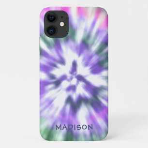 Kühle Trendige Moderne Rosa Lila Tie Dye Benutzern Case-Mate iPhone Hülle