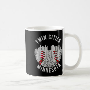 Kühle Twin Cities Minnesota Mn Baseball Skyline St Kaffeetasse