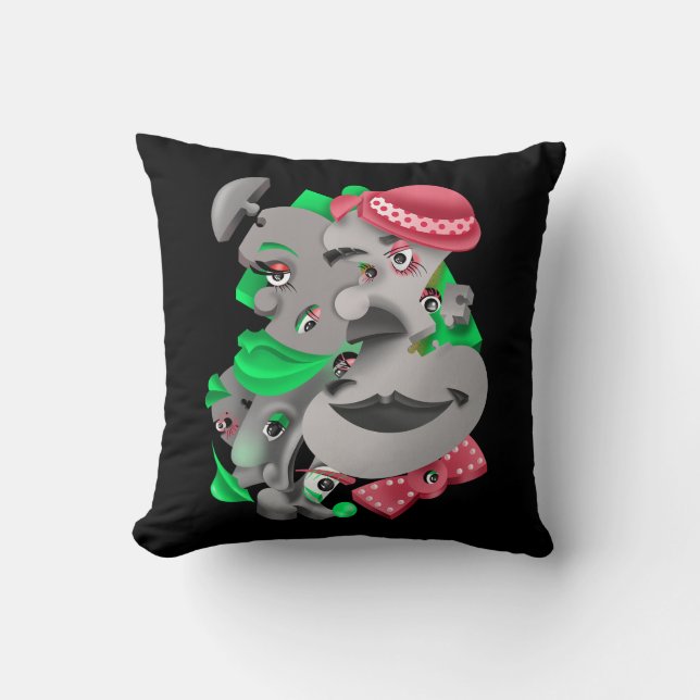 Kühle und künstlerische Kissen (Vorderseite)