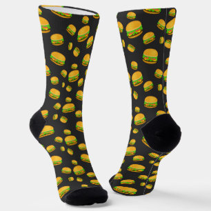 Kühle und lustige leckere Burger-Muster-Socken Socken