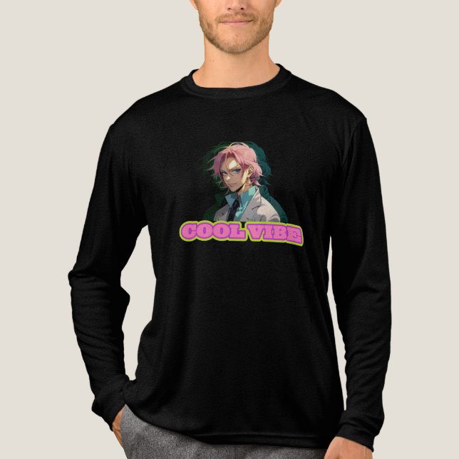 Kühle Vibes Tri-Blend Shirt (Vorderseite)