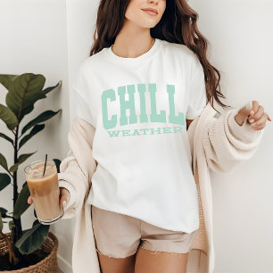 Kühle Wetter-Shirt, Sommer-Vibes-Shirt für Frauen T-Shirt