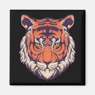 Kühle Wilde Tiger T-Shirts, Tiger Mode Grafik Magnet
