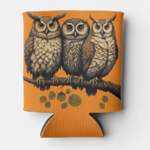 Kühlen Sie sich mit klugen Owls von Ihrer Seite kü Dosenkühler