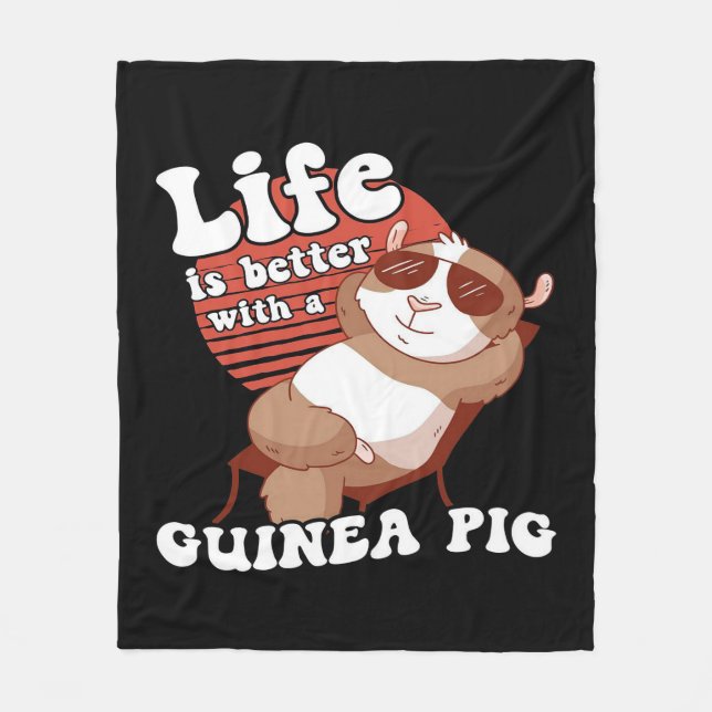 Kühlende Guinea Schweinebesen ist besser mit Guine Fleecedecke (Vorderseite)