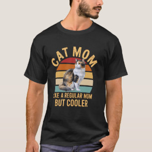 Kühler als eine normale Mutter Lustige Retro-Trick T-Shirt