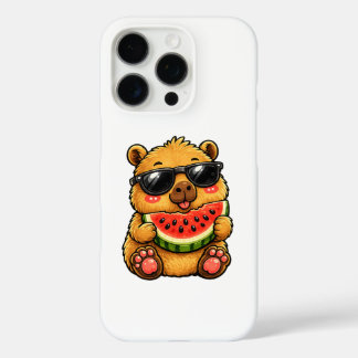 Kühler Capybara Wassermelone Sommer iPhone 16 Pro Hülle