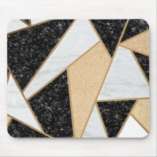 Kühler geometrischer Marmor Mousepad