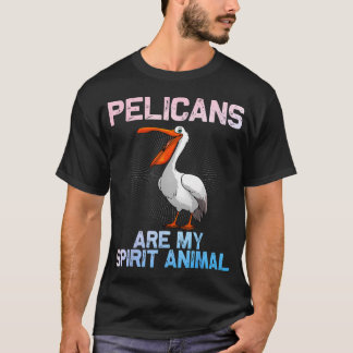 Kühler Pelikan Pelikan Vogel T-Shirt