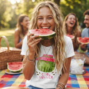 Kühler Sommer & lustige Wassermelone T-Shirt