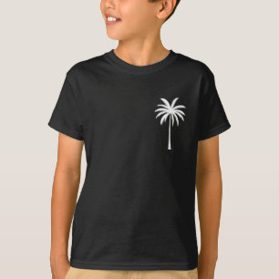 Kühler Sommerurlaub Sonnenuntergang Strand Palmenb T-Shirt