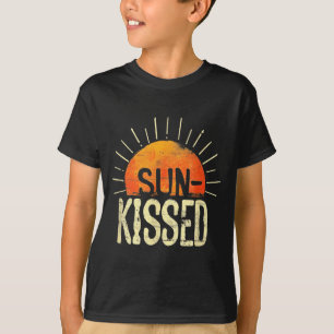 Kühler sonnengeküsster Sonnenuntergang für glückli T-Shirt