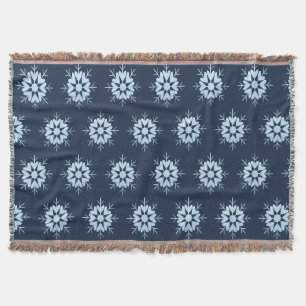 Kühler Winter Eisblauer Kristallglitter-Schneefloc Decke