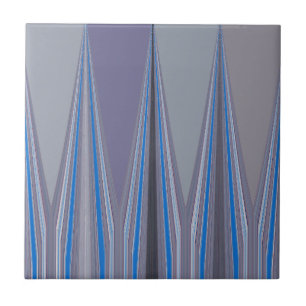 Kühles Blau Nahtloses Design Fliese