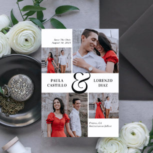 Kühles Et-Zeichen Editierbare Farbe Save The Date Einladung