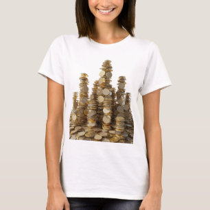 Kühles Grau ABSTRACT ART Kunstprint T-Shirt